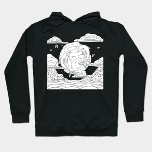 Dolphins in the sky Hoodie